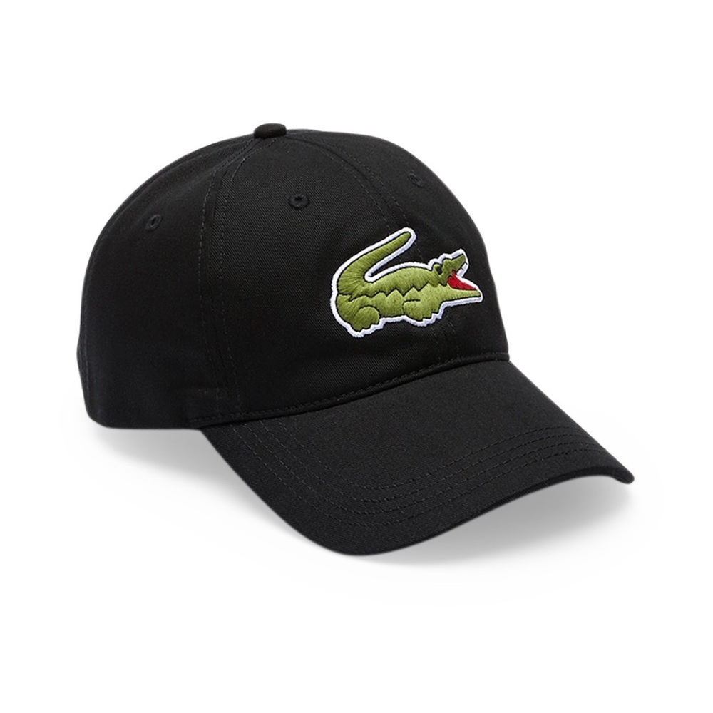 Lacoste Black Croc Cap